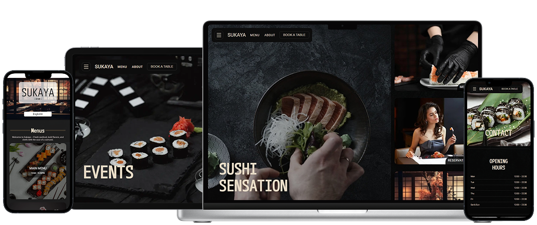 Restaurants and Hospitality Website Development